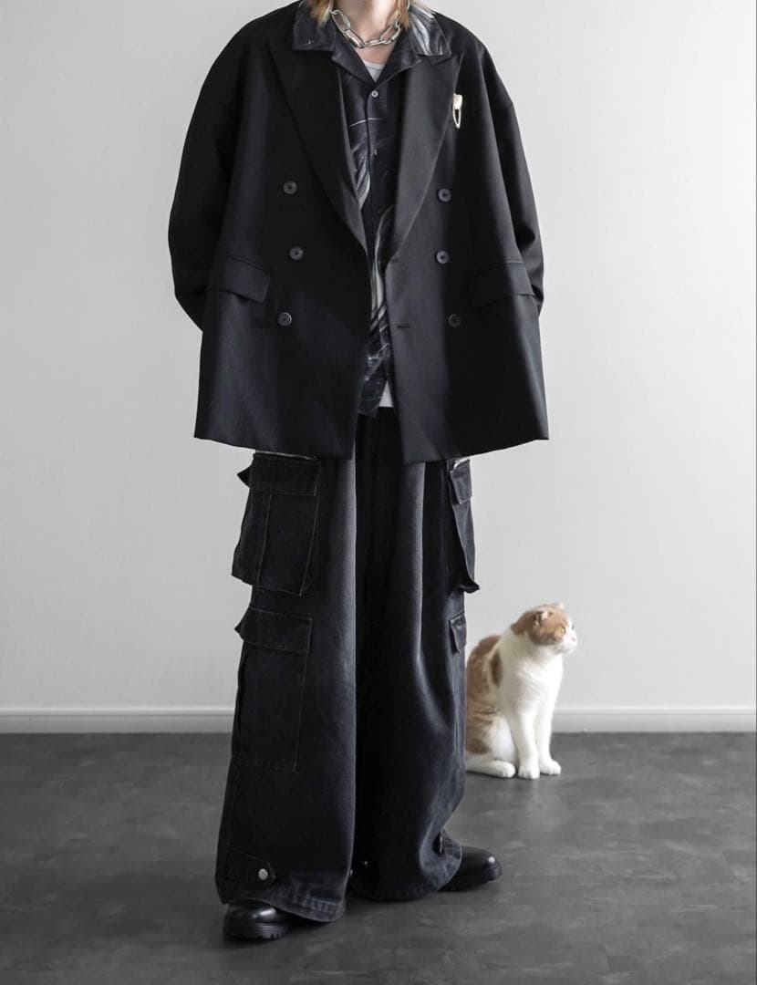 ウールミックスプライムテーラードジャケットMAISON SPECIALサイズ01