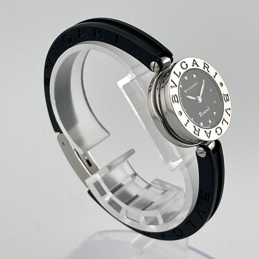 【稼働/新品電池】ブルガリ　ビーゼロワン　バングル　腕時計　黒文字盤　レディース