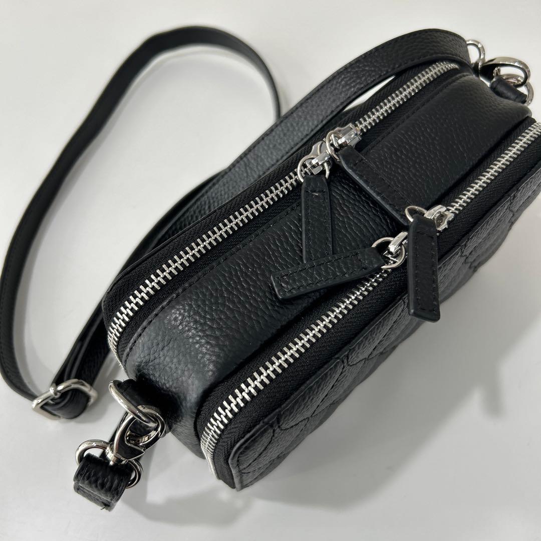 みんた　ear ブラック2WAYショルダーバッグ