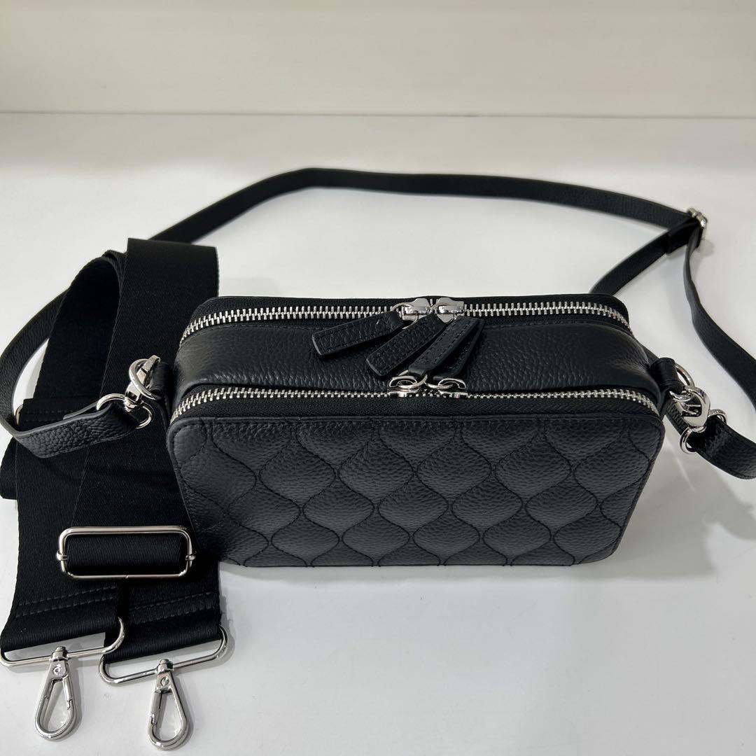 みんた　ear ブラック2WAYショルダーバッグ