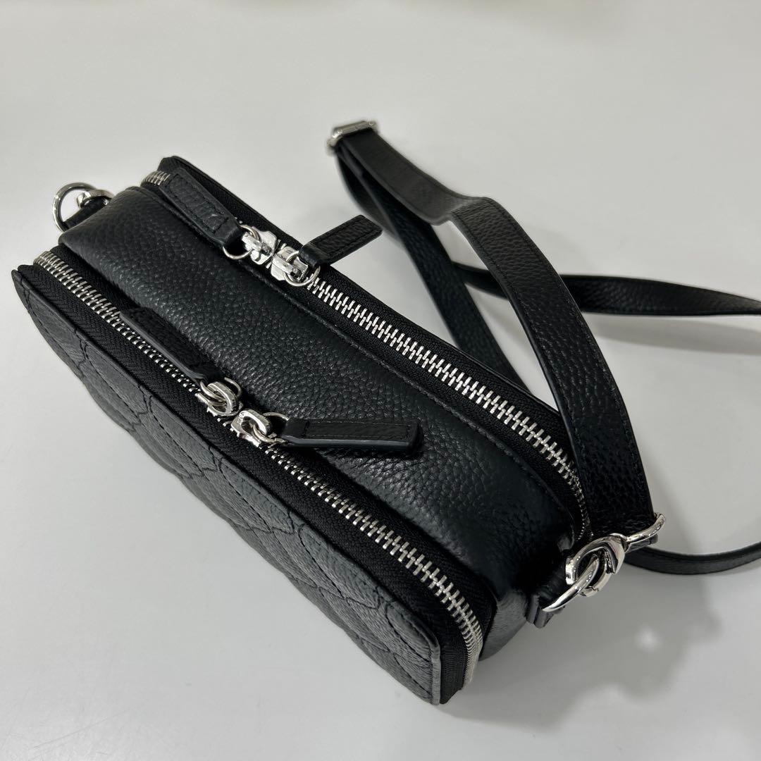 みんた　ear ブラック2WAYショルダーバッグ