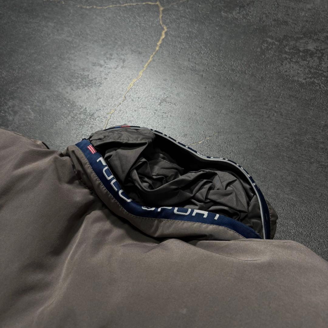 しん90s POLO SPORTポロスポーツダウンベストグレーラルフローレ