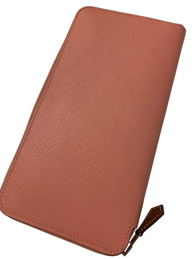 HERMES ピンク 長財布　シルクイン