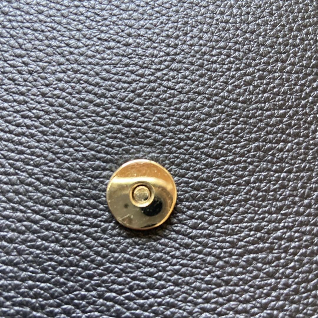 極美品　現行セルジオロッシ sr1 メッセンジャーバッグ　ブラック　金プレート