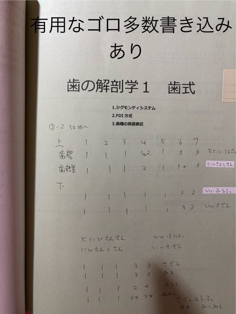 麻布デンタルアカデミー　本科生　テキスト　+DES講義資料