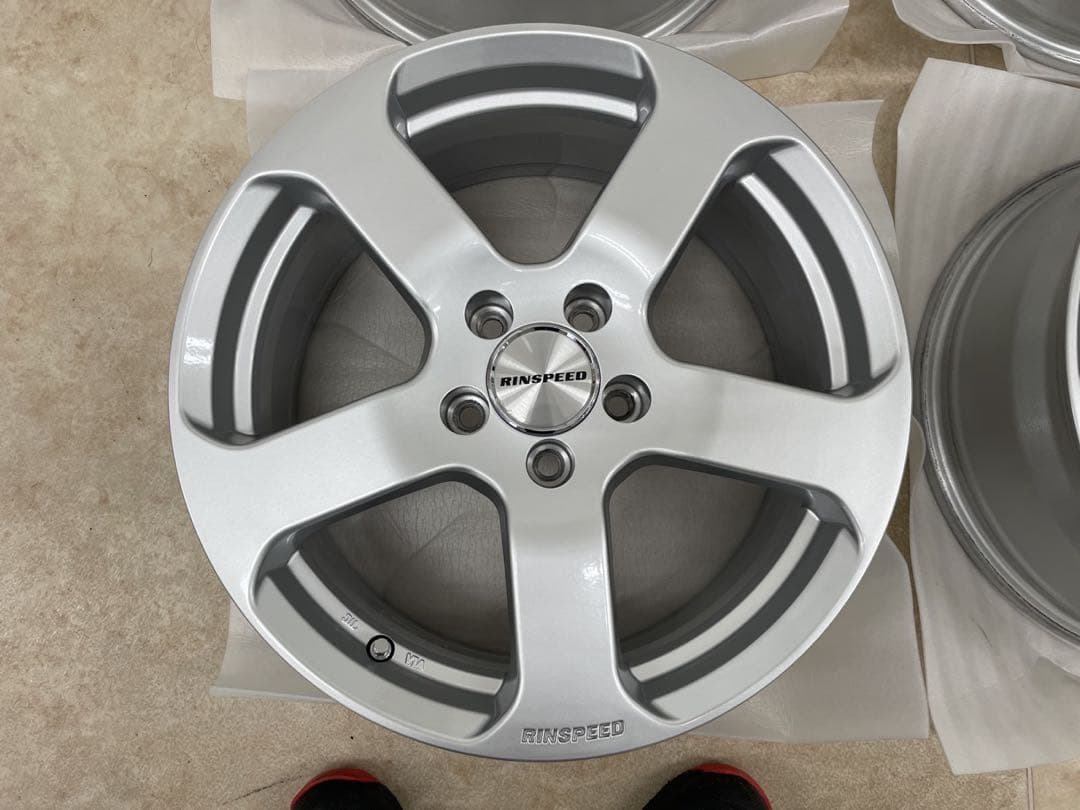 RINSPEED 17インチ 7.5J＋37 5H112純正ボルト対応4本セット