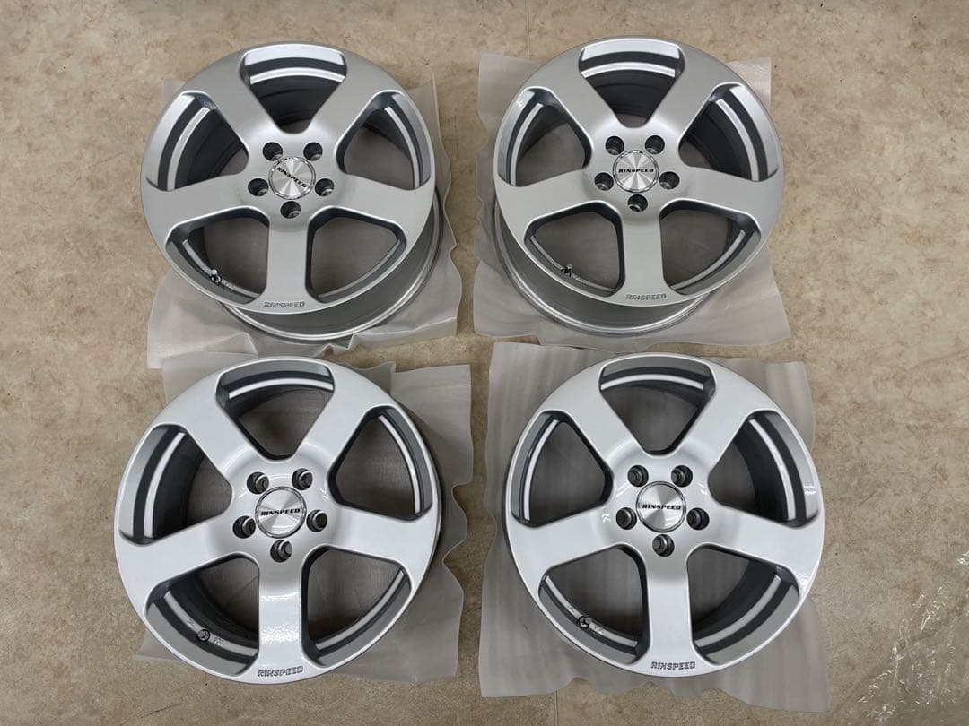 RINSPEED 17インチ 7.5J＋37 5H112純正ボルト対応4本セット