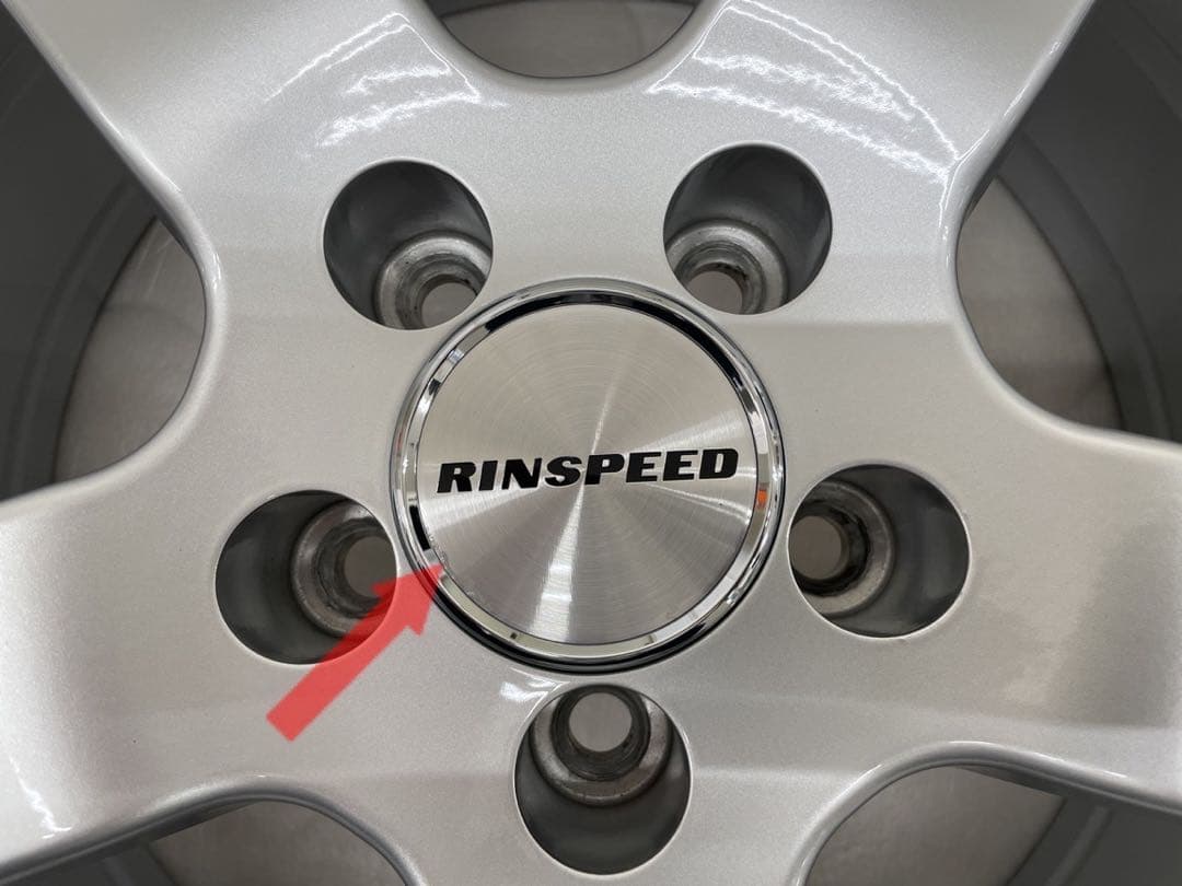 RINSPEED 17インチ 7.5J＋37 5H112純正ボルト対応4本セット