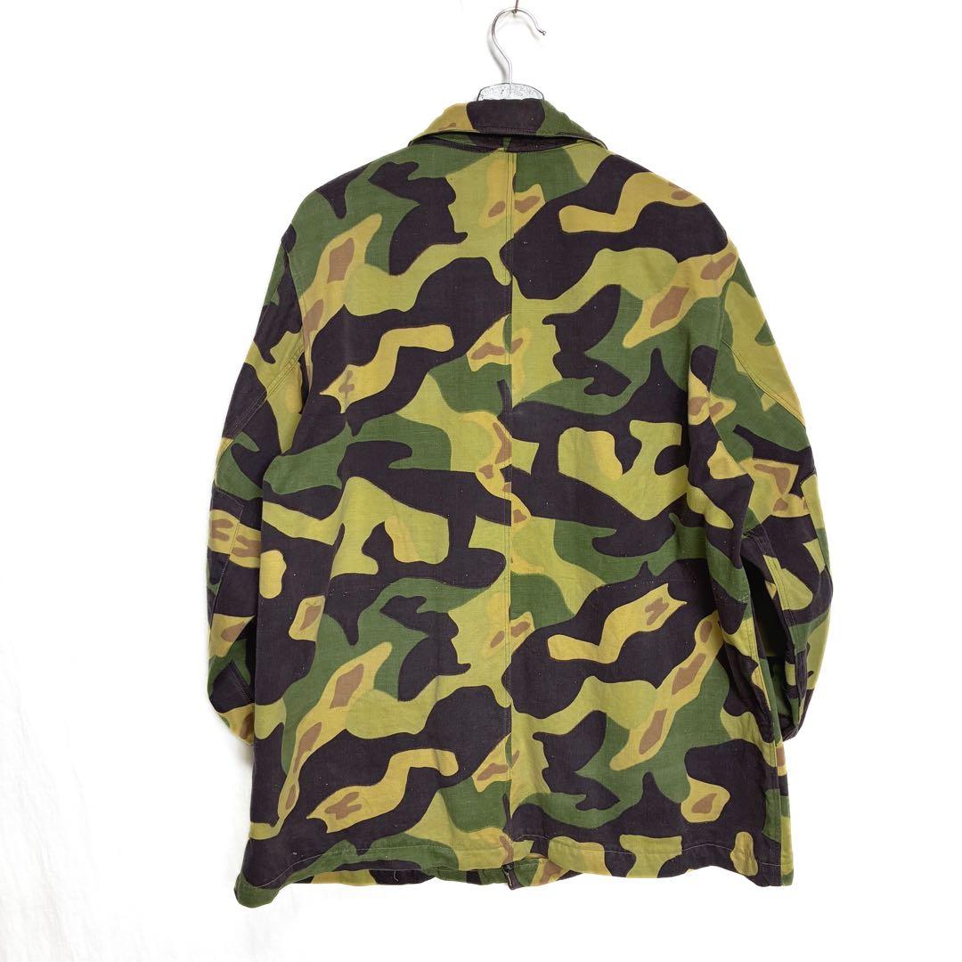 良品 60s チェコスロバギア軍 サラマンダーカモ ミリタリー コート 迷彩