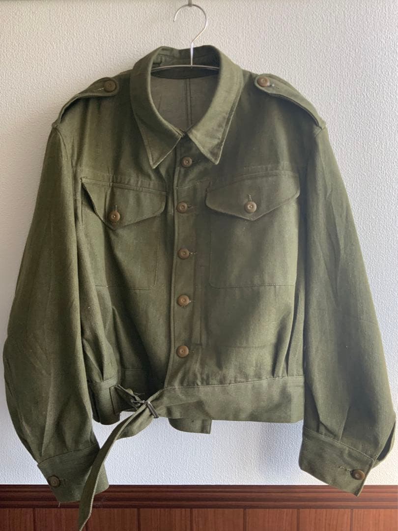 1950年代　イギリス軍　グリーンデニム　ジャケット