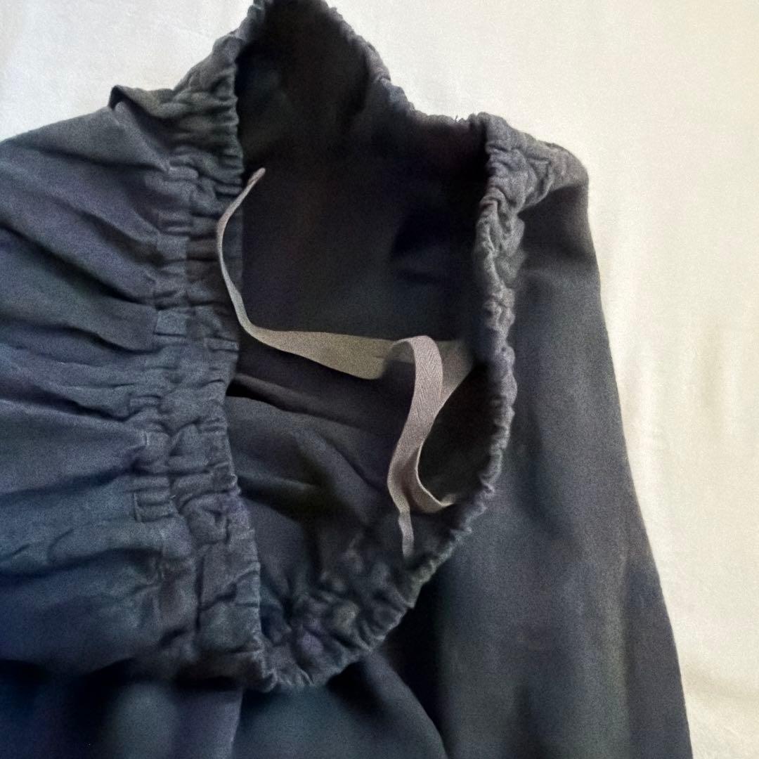 ネストローブnest robeリネンウール✨ダークグレー✨サルエルパンツ