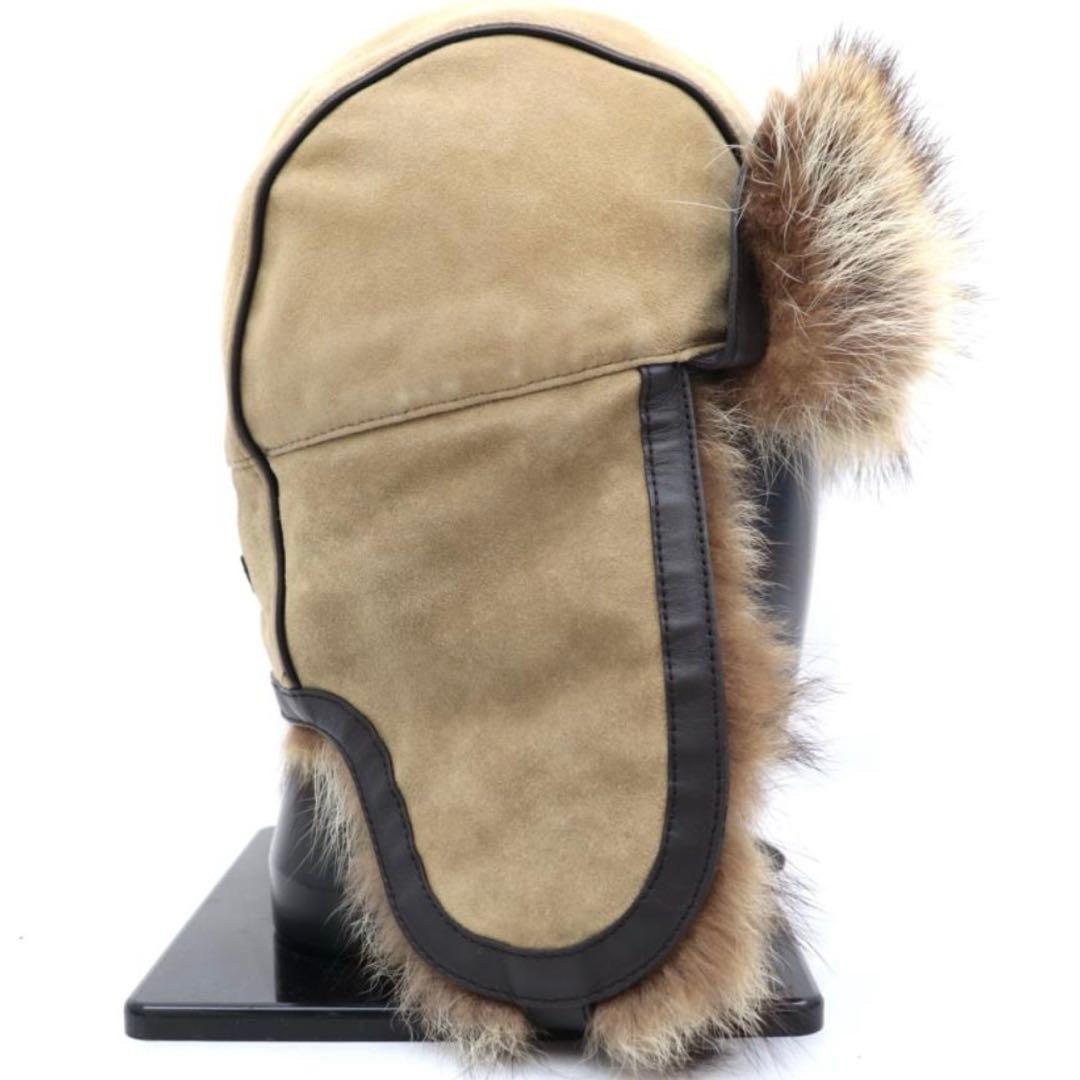 GUCCI ラクーン　カシミヤ　帽子　フライトキャップ