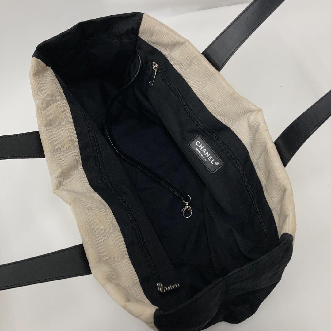 希少色⭐シャネル CHANEL ニュートラベル トート バイカラー