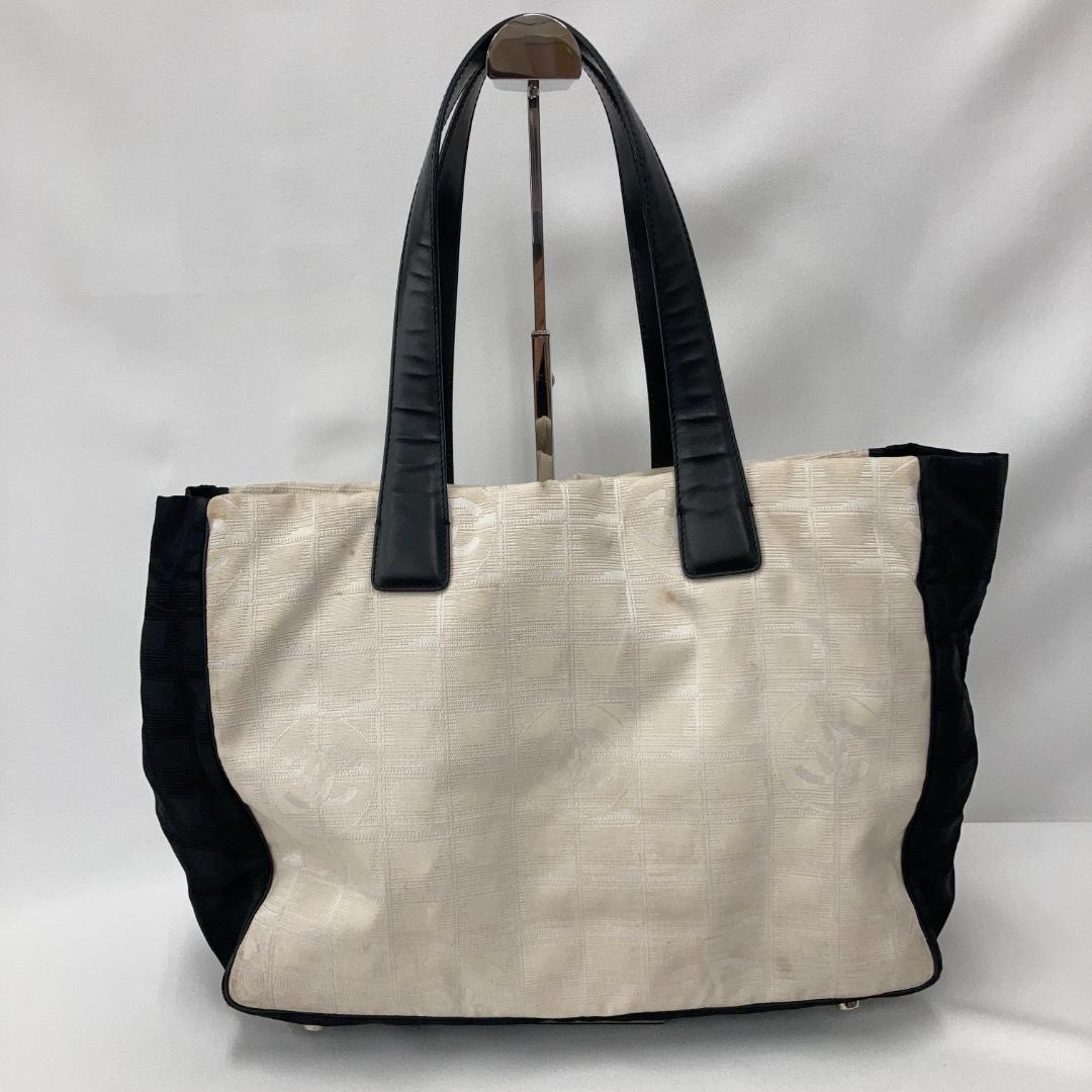 希少色⭐シャネル CHANEL ニュートラベル トート バイカラー
