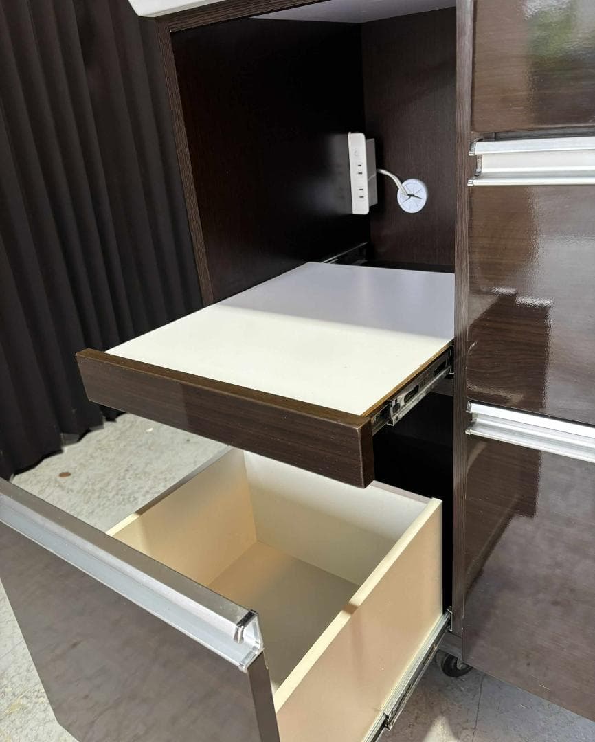 m 国産 木村商事 キッチンカウンター、キッチンボード、幅117cm