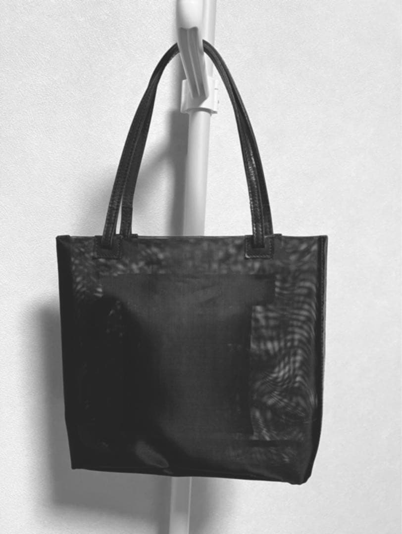 レア｜ゴルチエ　ドラゴン　メッシュ　バッグ　ミニトート　ブラック