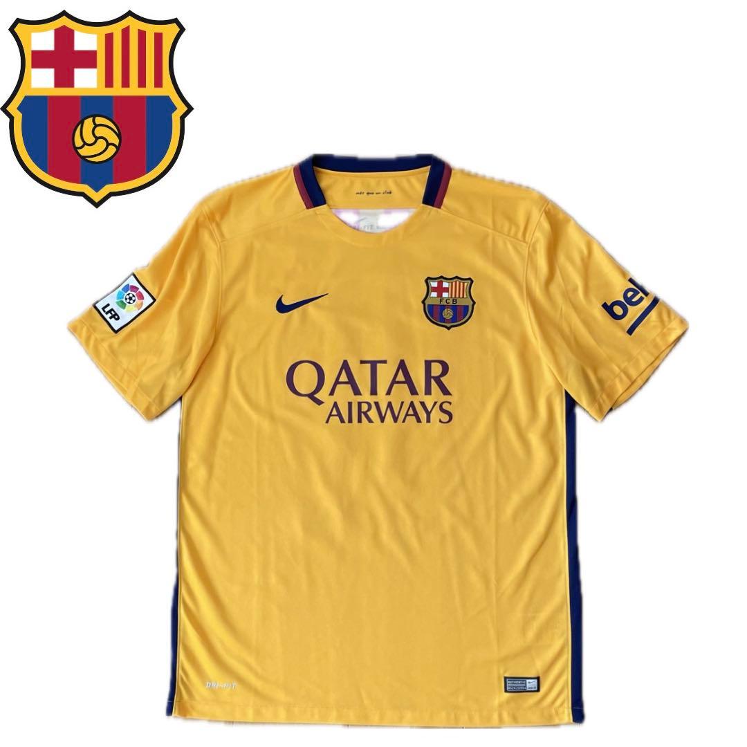バルセロナ15/16 ネイマール　アウェイユニフォーム　サイズL