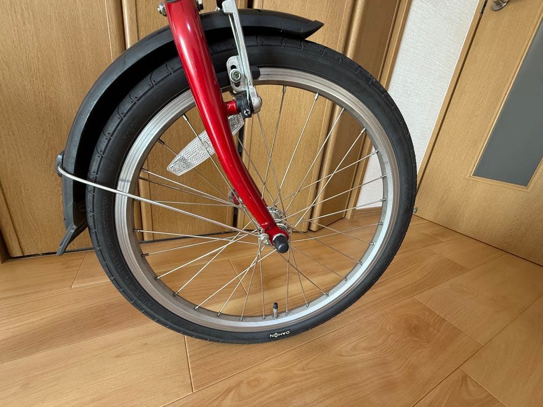 赤ちゃんさん専用　折りたたみ自転車 ROUTE ルビーレッド