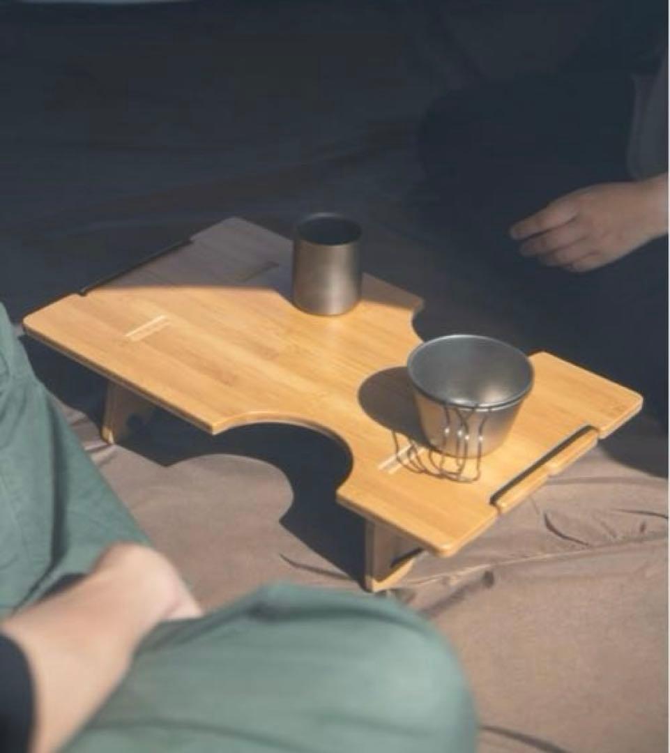 スノーピークコンホールテーブル　知床フライングディスク