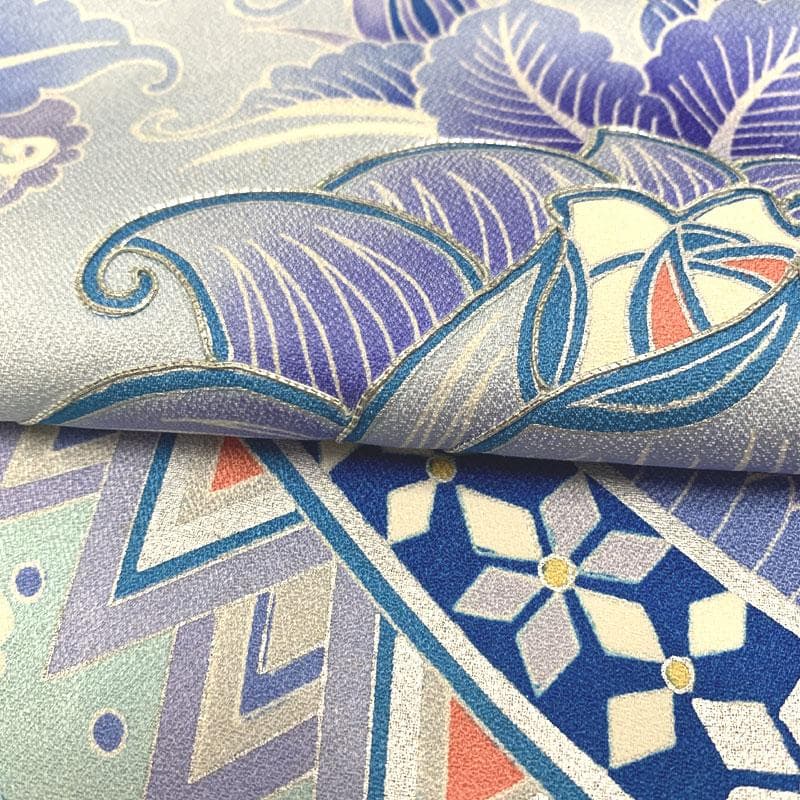 508z5,208y31,小物類,312u2〇振袖 城 アールデコ 銀駒刺繍