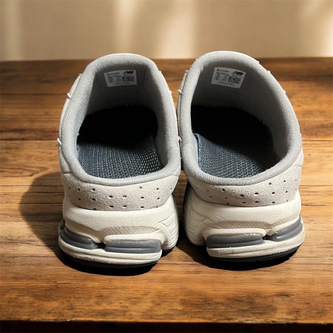 【美品】newbalance ミュール サンダル グレー 28 US10