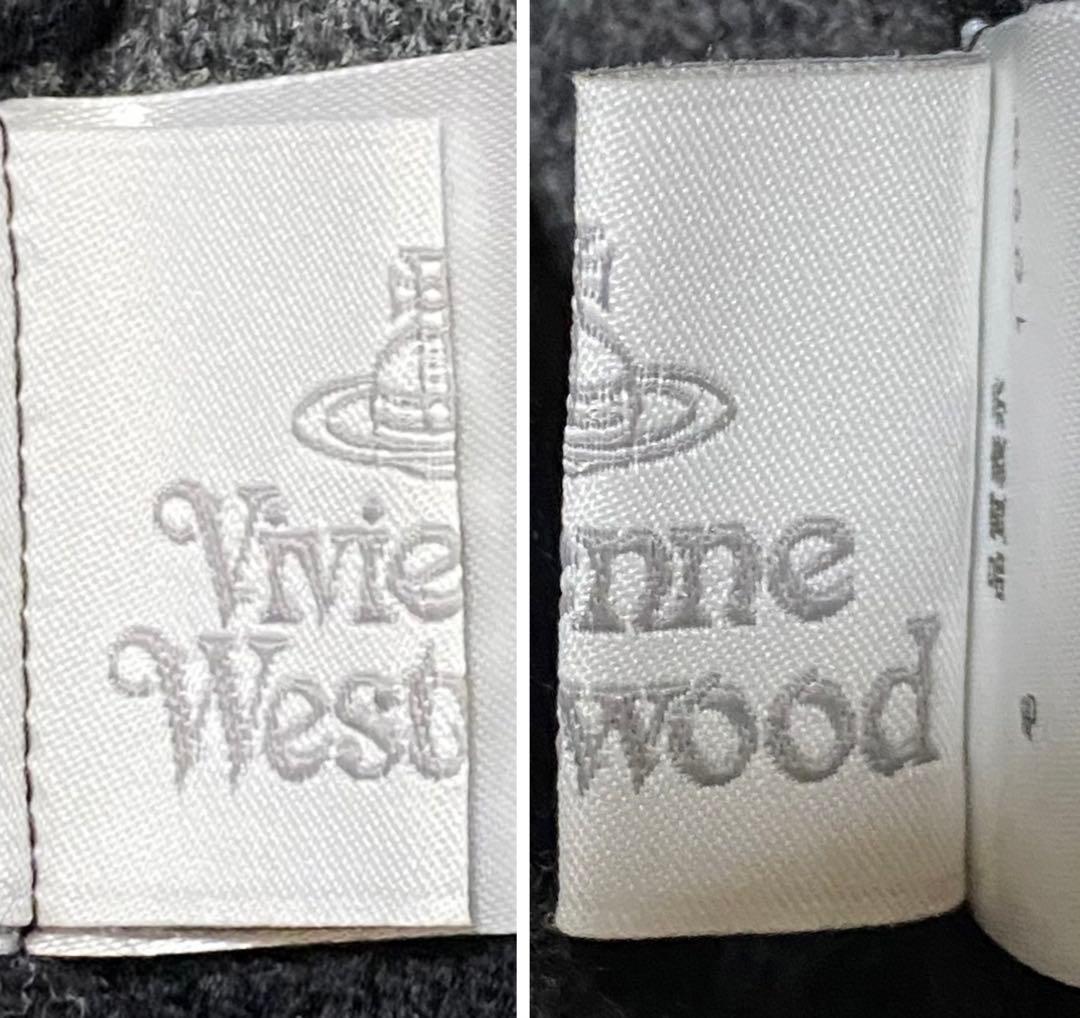 Vivienne Westwood ORB フラップ付ワッチ ニット帽 ブラック