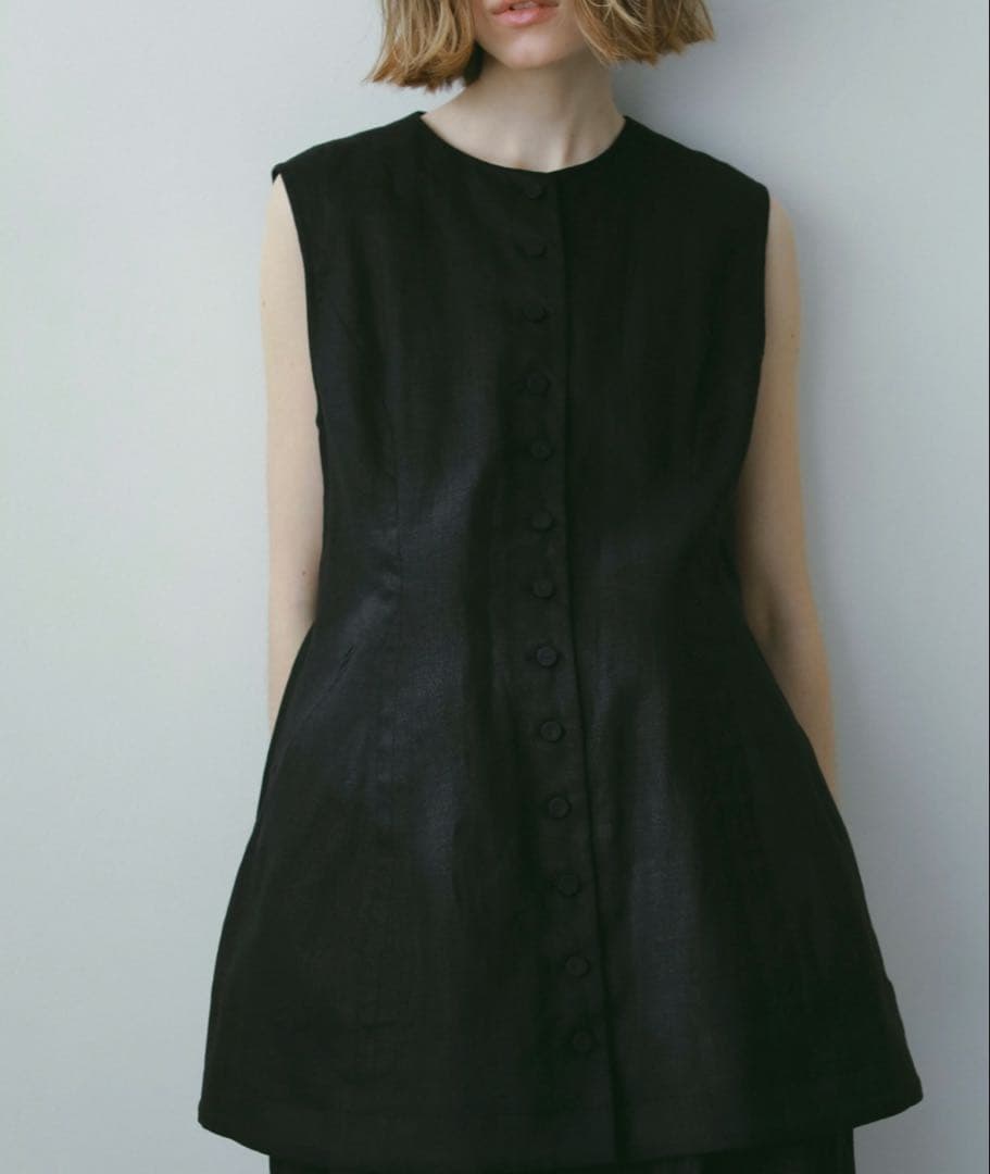 断捨離中☺︎様 新品未使用 ETRE TOKYO リネンカーブシルエットベスト