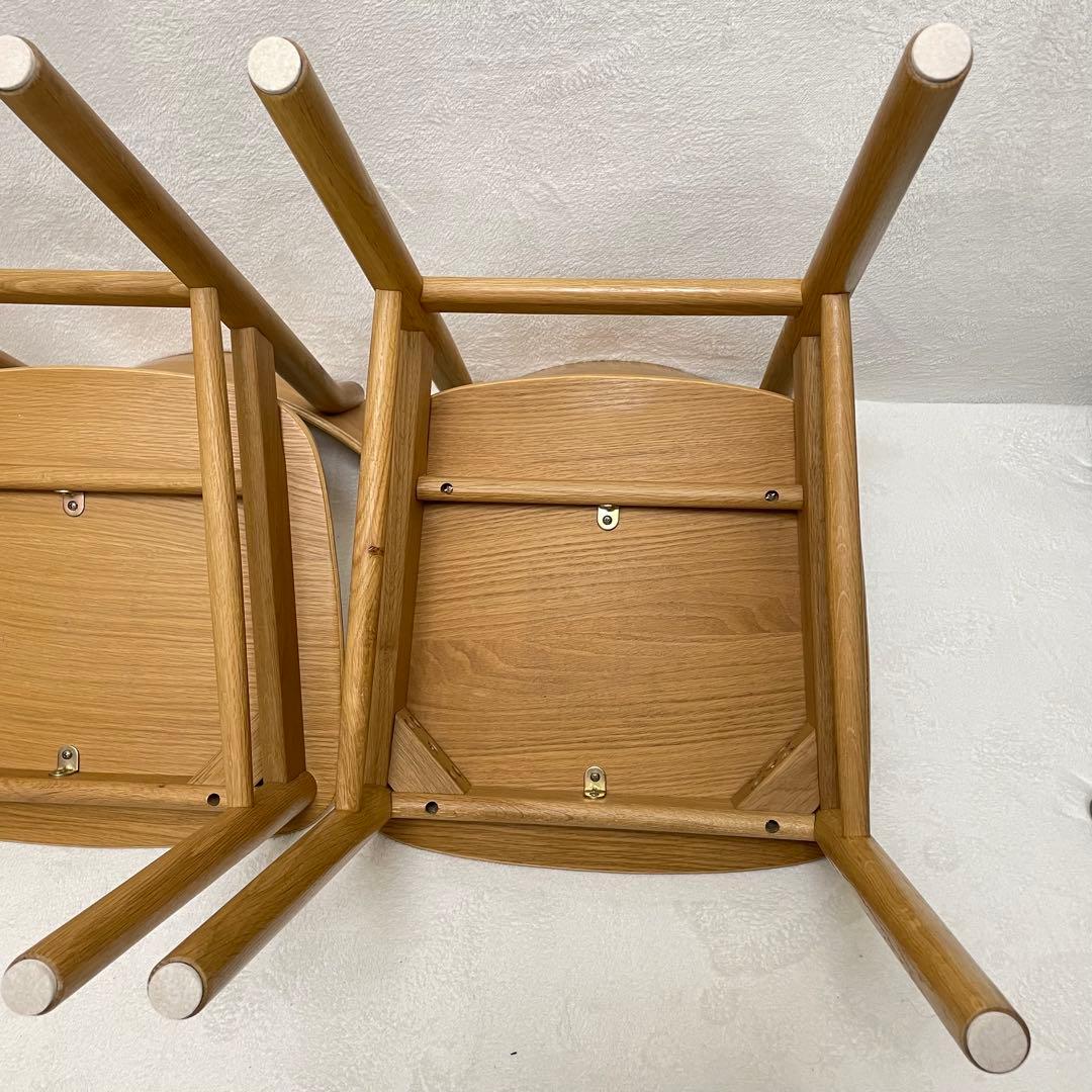 ②無印良品　ラウンドチェア