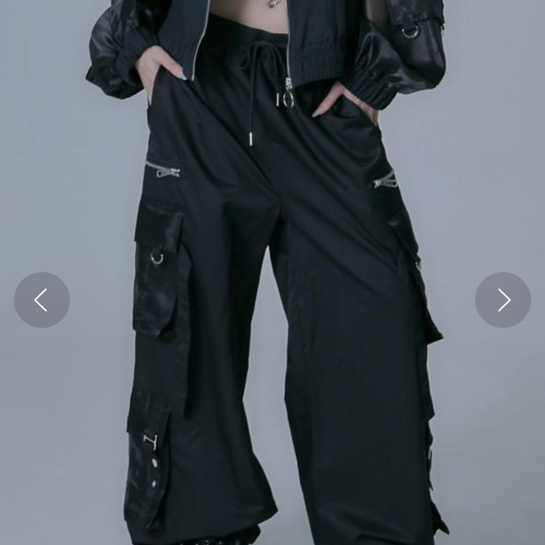 REFLEM シアーポケットナイロンカーゴパンツ