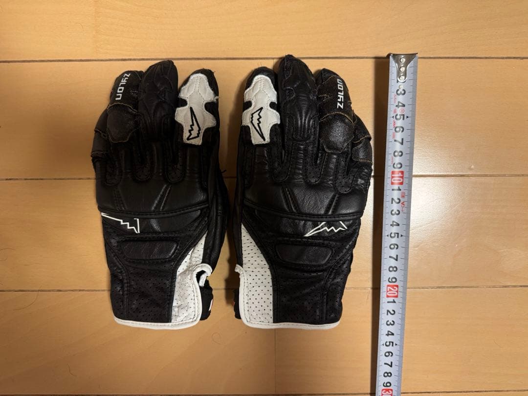 【美品】KUSHITANI K-5364 エアーGPSグローブ Mサイズ