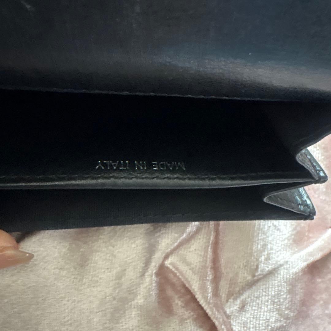 CHANEL パテント ケース ミニウォレット ブラック