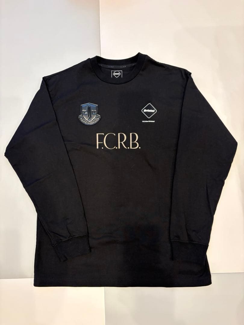 F.C.RealBristol Lサイズ　ブラック LETTERED TEE