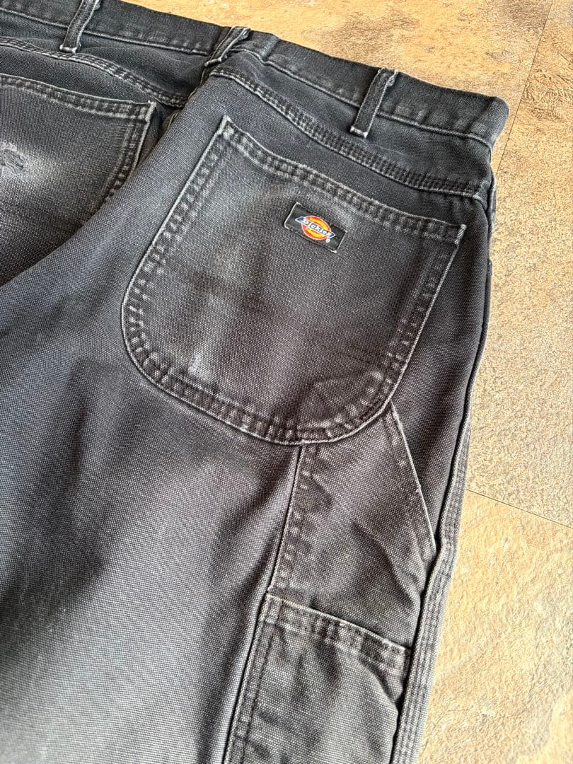 90s Dickies ディッキーズ ダックペインターパンツ ブラックフェード