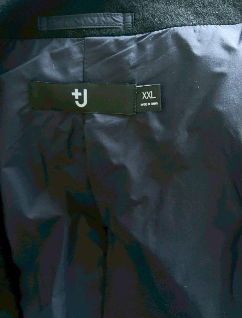 【完売品】ユニクロ　+J カシミヤブレンドオーバーサイズチェスターコート　XXL