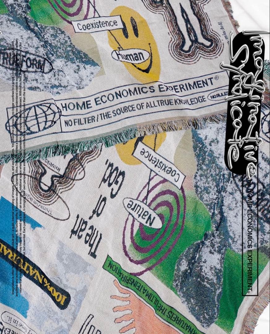 【即完売品】　 economics experiment ブランケット