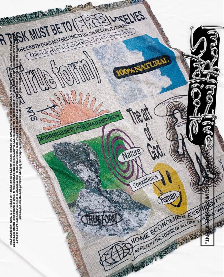 【即完売品】　 economics experiment ブランケット