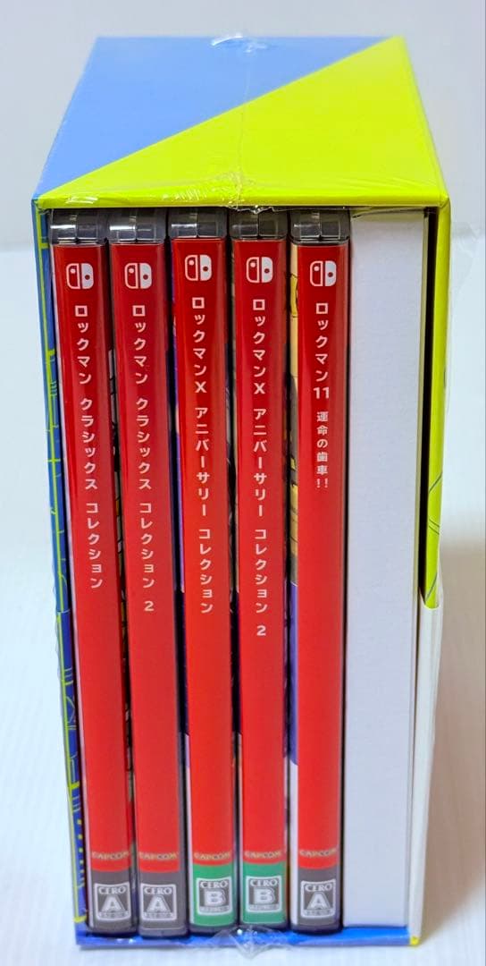 希少 ほぼ未使用 Switch ロックマン&ロックマンX 5in1 SP.BOX