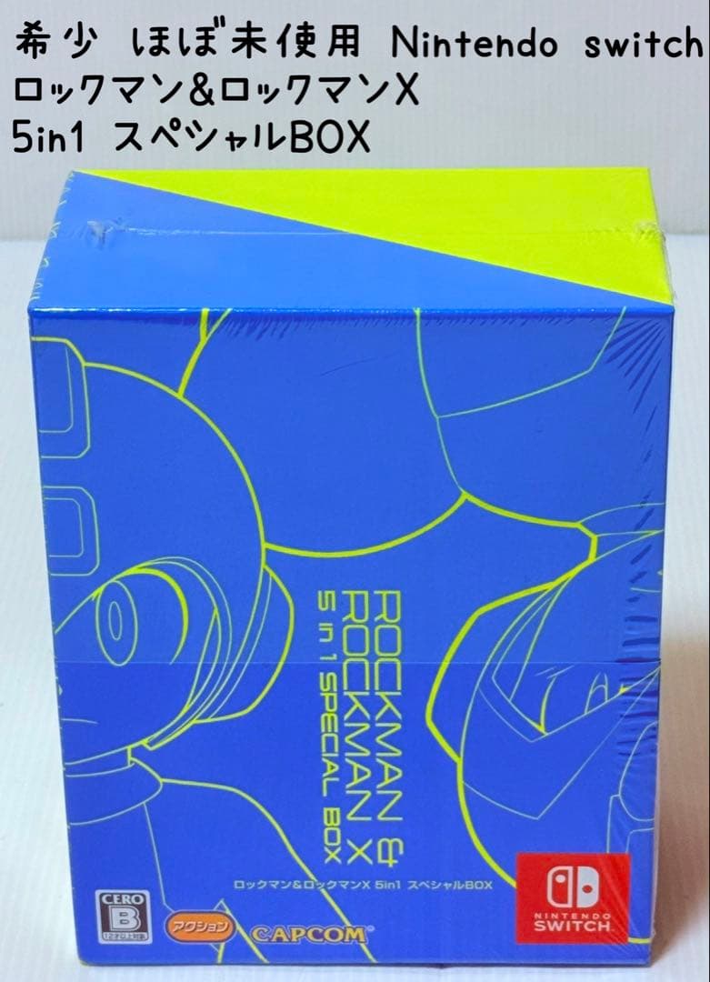 希少 ほぼ未使用 Switch ロックマン&ロックマンX 5in1 SP.BOX