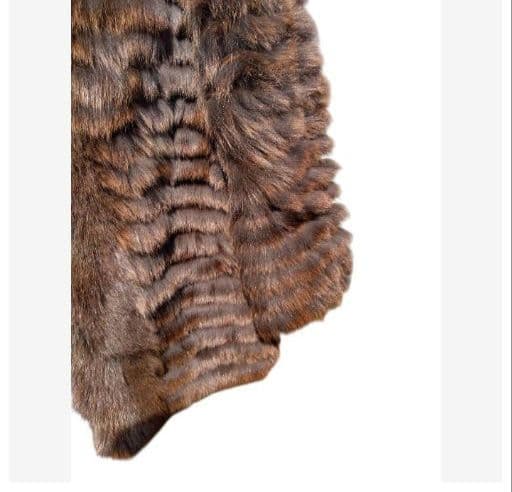 ★【極美品/最高級】SAGA FOX 銀サガ リアルファーコート茶11号 L相当