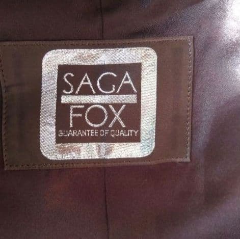 ★【極美品/最高級】SAGA FOX 銀サガ リアルファーコート茶11号 L相当