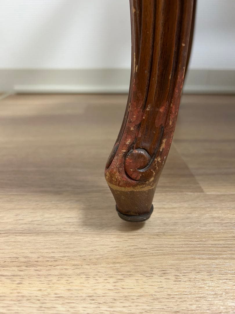 イタリア製【ゴブラン織】猫脚 ベンチソファ 2人掛け アンティーク 販売１月まで