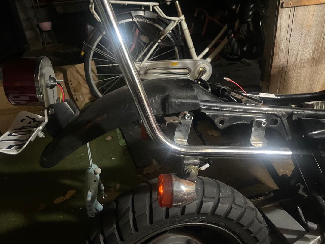 エイプ50 ロングタンデムバー ウィンカー付