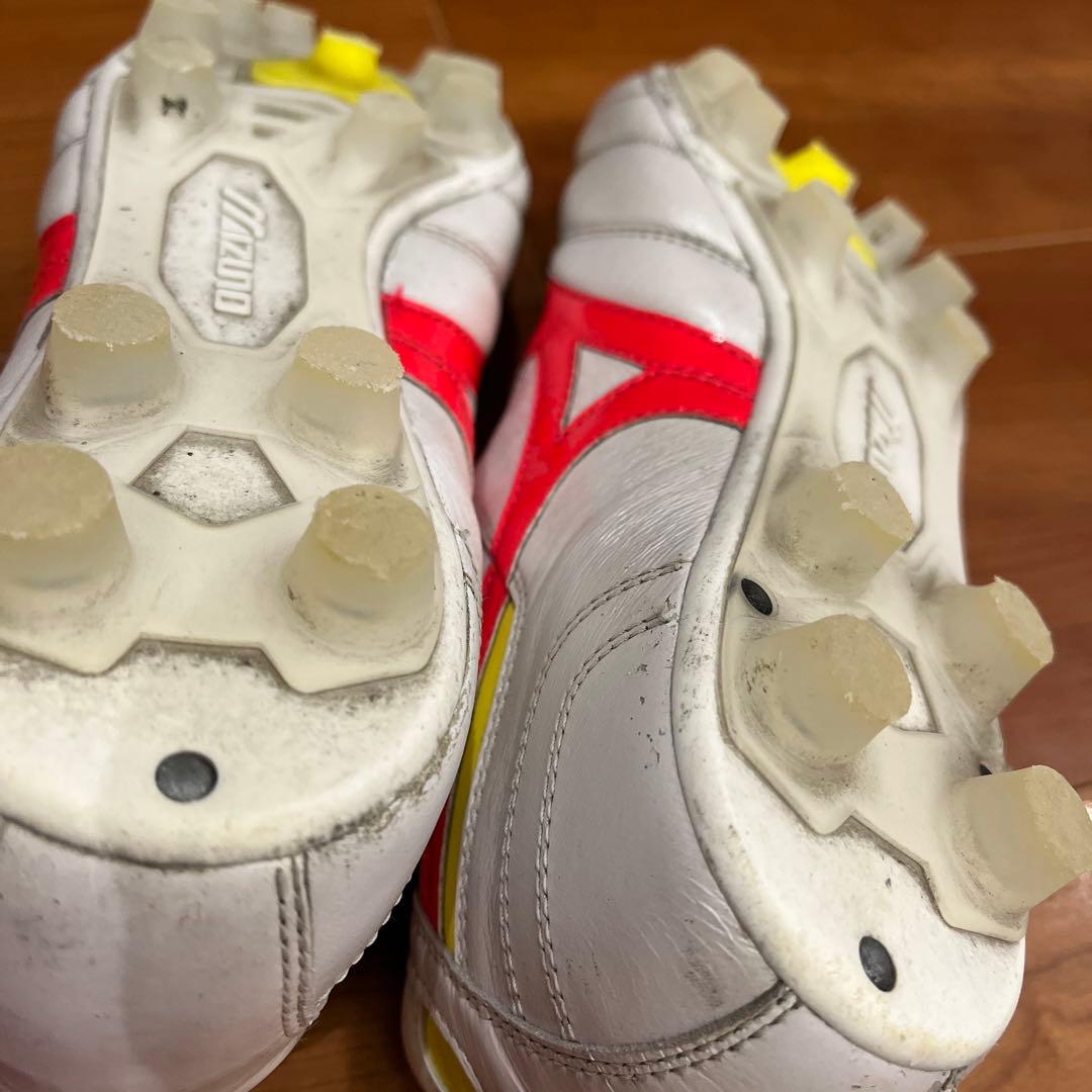 しゅん　モレリア2NEO25.5cmホワイト/オレンジ/イエロー