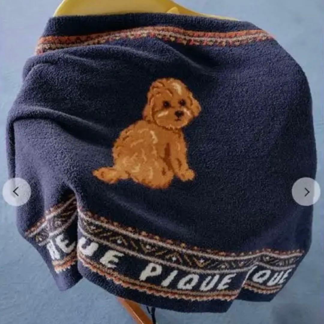 gelato pique パウダーノルディック DOGジャガードブランケット
