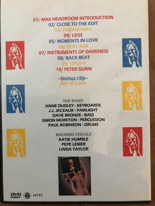 アート・オブ・ノイズ  インヴィジブル サイレンス ライブ DVD 激レア