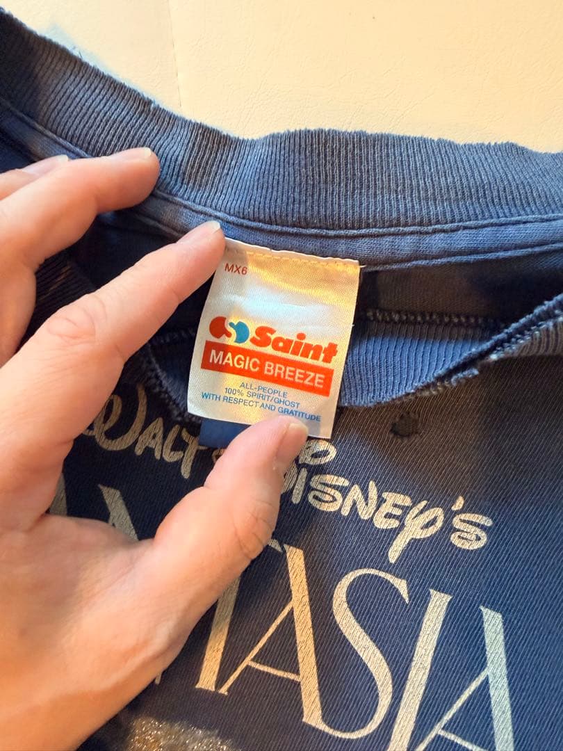 セントマイケル　ミッキー ファンタジア 長袖TシャツSAINT MICHAEL