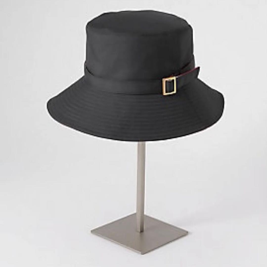 ブルーレーベルクレストブリッジ　バゲットハット　黒　UVカット