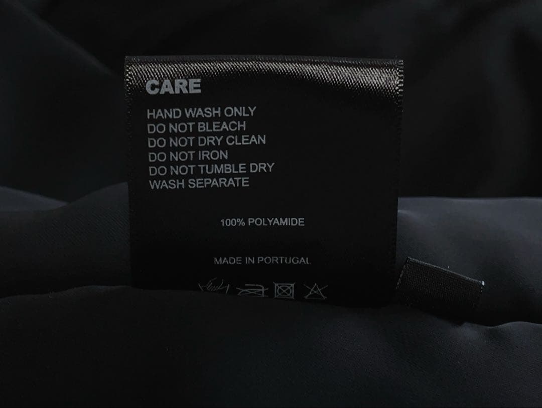 ASKYURSELF NYLON PUFFER BOMBER VEST M 黒