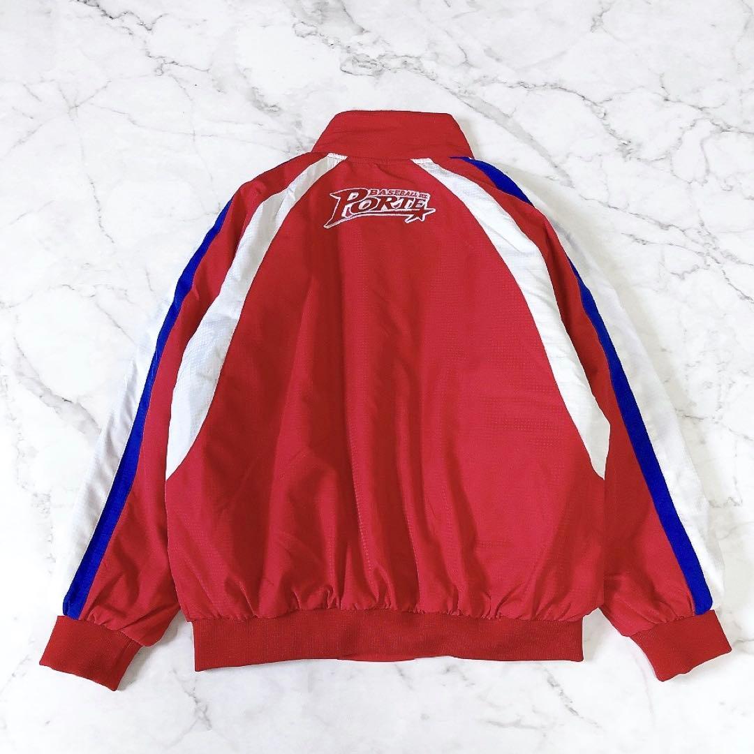 ポルテ グランドコート 野球 130サイズ 赤 ジャンバー