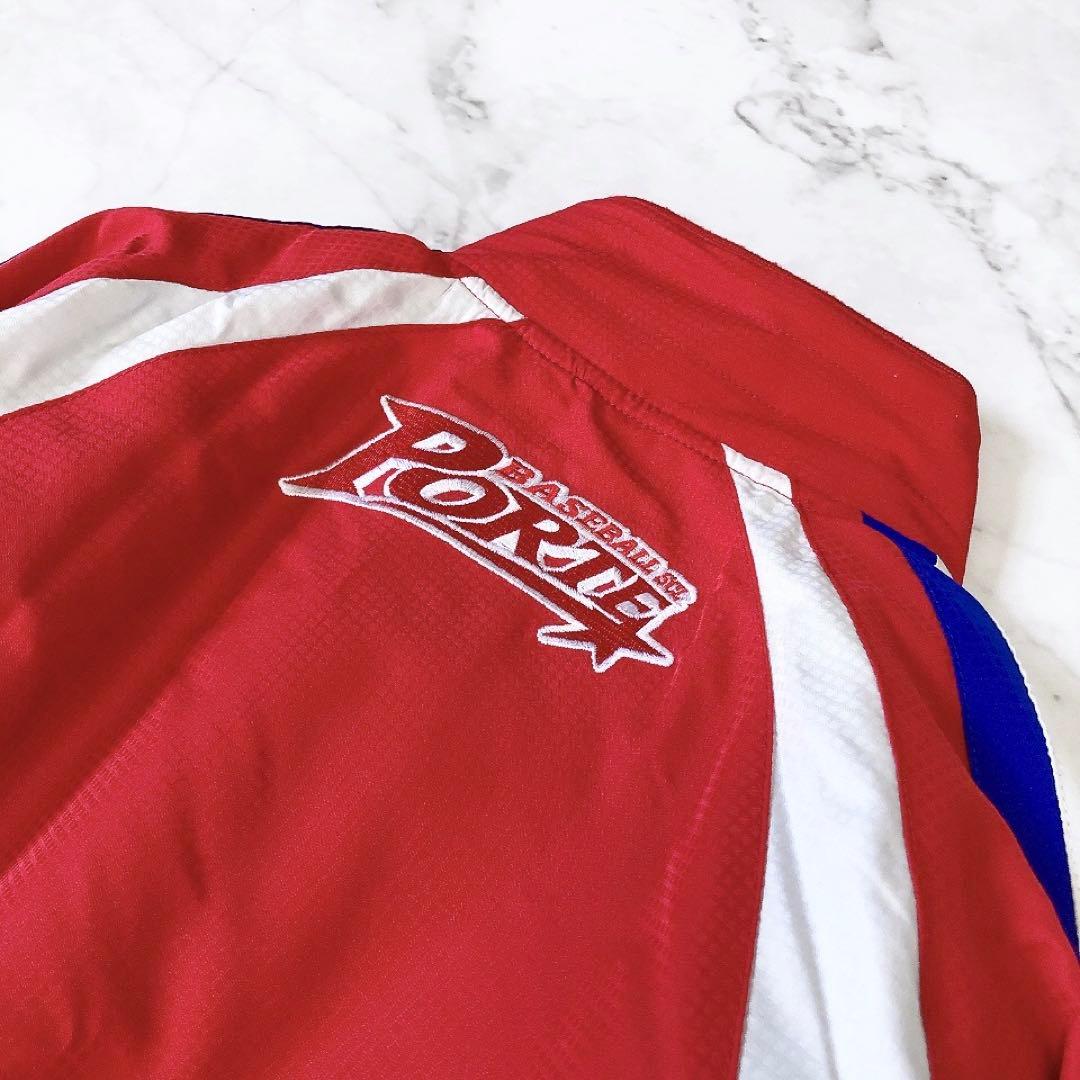 ポルテ グランドコート 野球 130サイズ 赤 ジャンバー